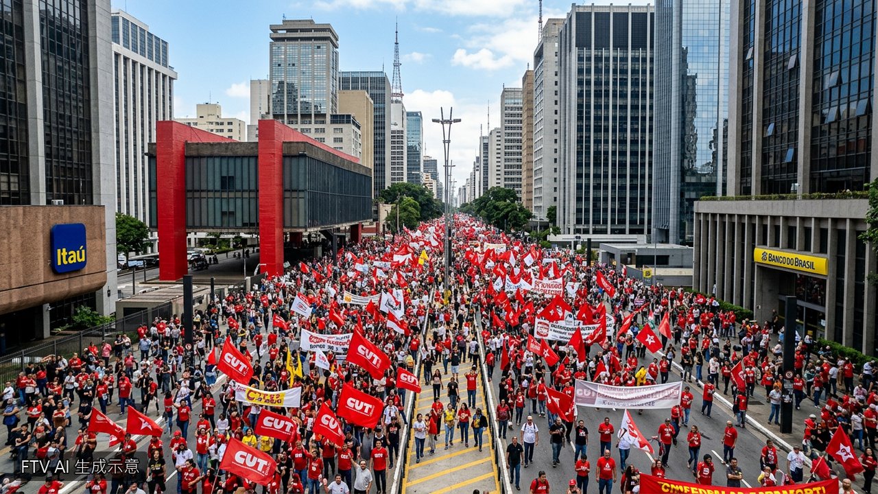 巴西總統決選倒數 Lula聖保羅大集會力推減工時