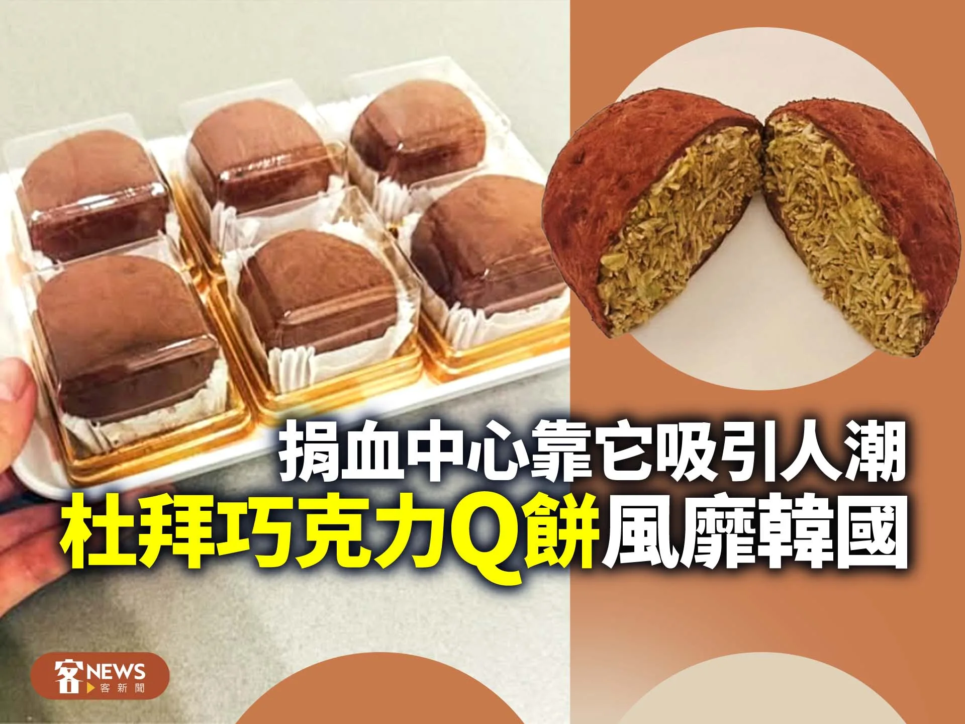 杜拜巧克力Q餅風靡韓國　捐血中心靠它吸引人潮's story cover image