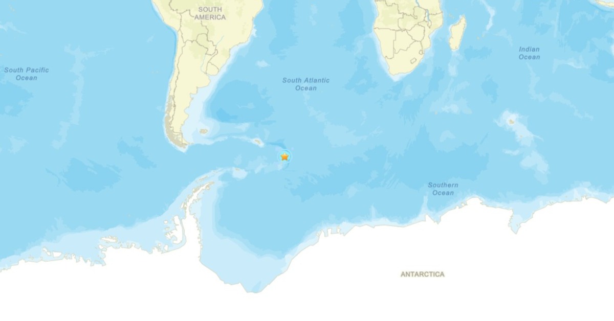 新／南桑威奇群島發生規模6.0地震