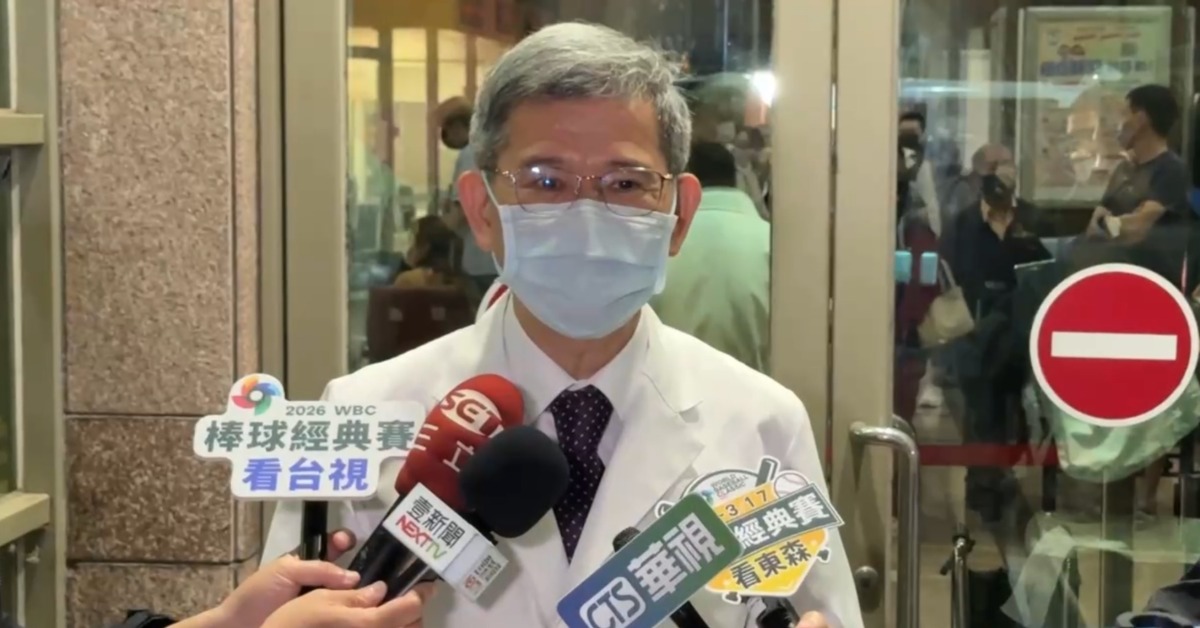 陳光復重摔「顱內出血」一度無心跳！高雄榮總最新說明's OG Image