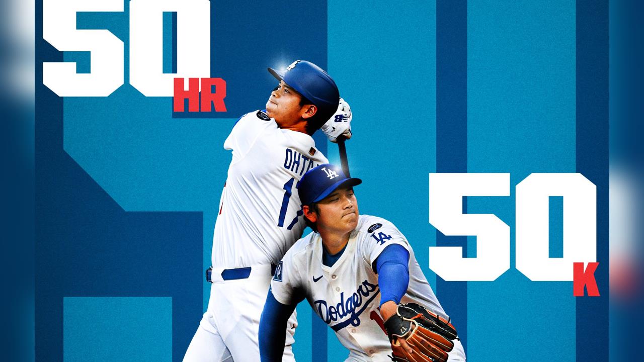 大谷翔平開創另類「50-50」壯舉　大聯盟單季「50轟50K」史上第一人's story cover image