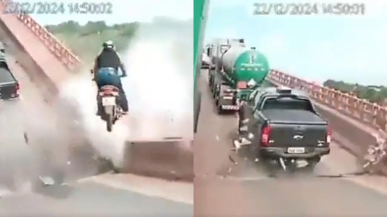 巴西大橋崩塌14人慘死！「騎士騰空飛起」奪命瞬間曝光