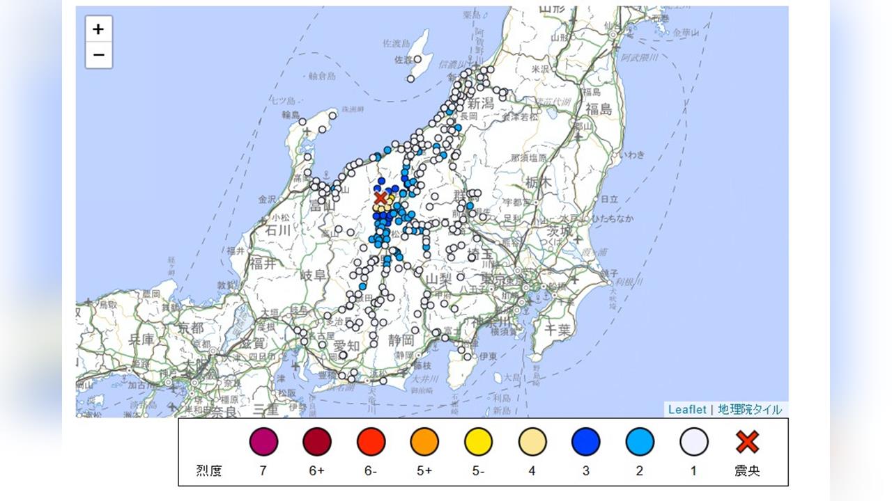 日本驚傳地牛翻身！長野縣規模5.0強震　NHK證實了
