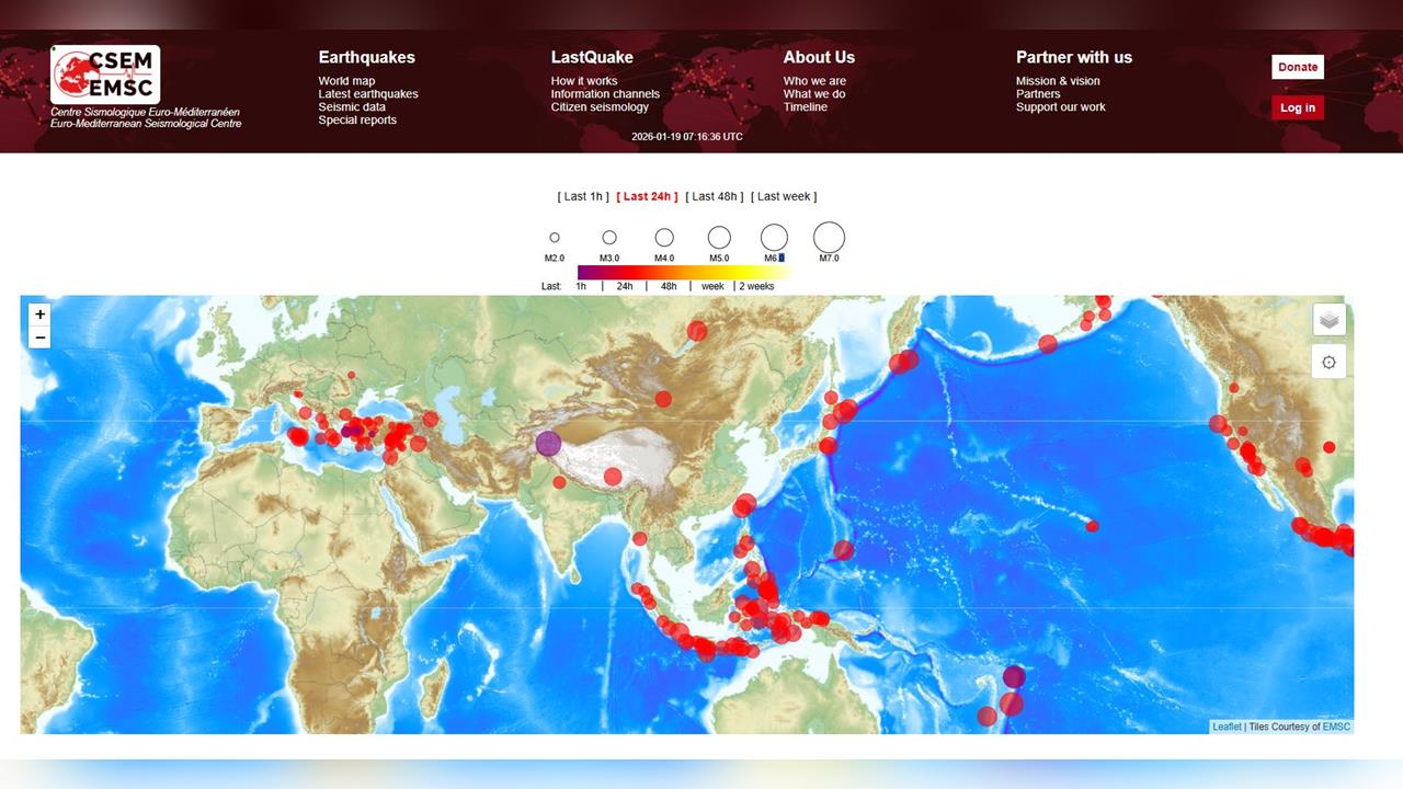最新／印度喀什米爾規模6地震　深度僅35公里
