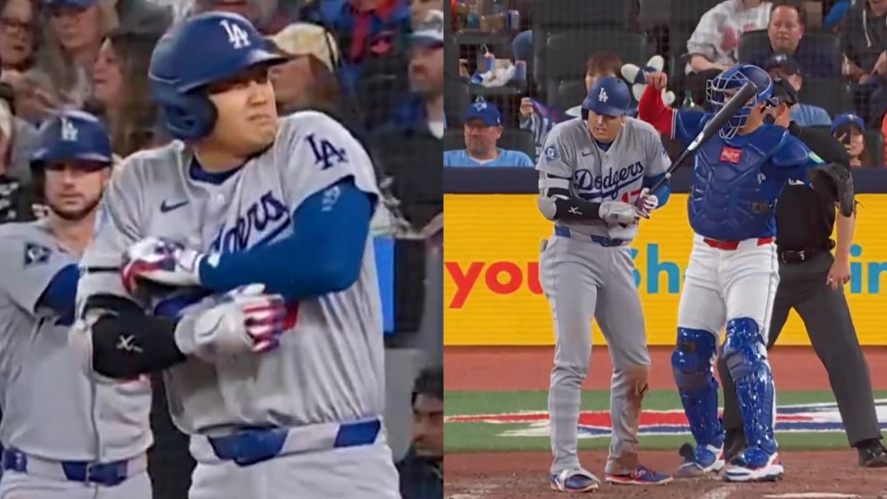 極罕見！大谷被菜鳥捕手傳球打到手肘「痛到爆粗口」收音超清楚's OG Image