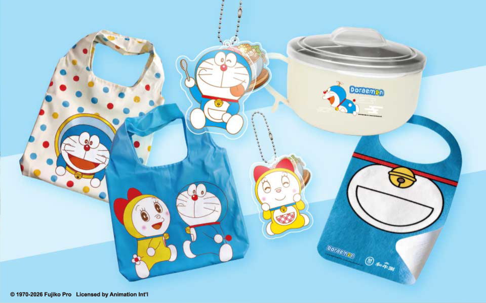 王品召喚哆啦A夢賣萌！「聚」、「和牛涮」推7款限定餐　圍兜兜、吊飾、環保袋一次看's story cover image