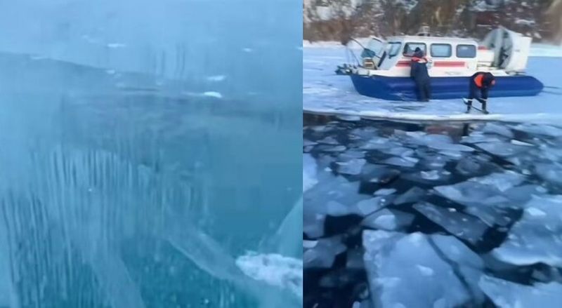 「車墜冰裂縫...7遊客罹難」貝加爾湖冰面奪命！　唯一生還者最後一刻打開將沉沒車門