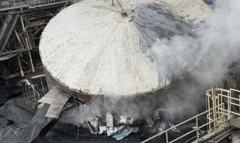 驚悚畫面曝光！美紙漿廠化學槽內爆　「至少1人身亡」逾10人受傷、多名人員失蹤's OG Image