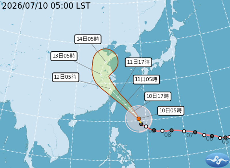 巴威減弱仍是「大型中颱」　吳德榮示警：明慎防狂風驟雨