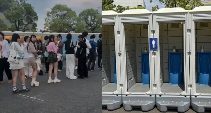 千萬人朝聖...日偶像活動爆「你好廁所」　男廁沒門緊貼排隊區、女粉絲全看光's story cover image