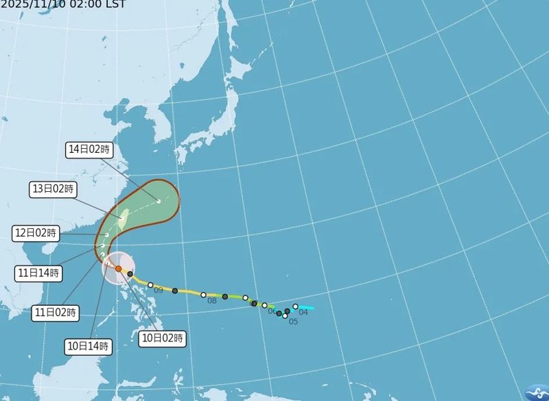 11縣市侵襲率破80％！花蓮開第一槍「今光復鄉停班停課」　鳳凰暴風圈恐掃全台