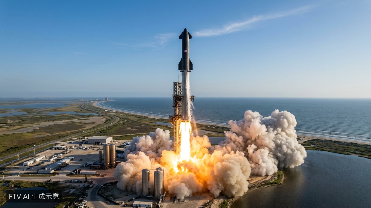 SpaceX史上最大火箭星艦升空 展開首次軌道試飛's OG Image