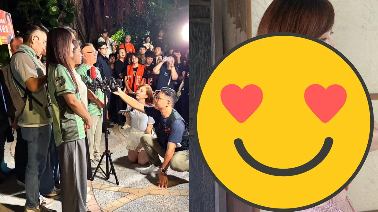 採訪沈伯洋「跪地太敬業」暴紅!民視正妹主播「玩火辣照曝」逼瘋網's OG Image