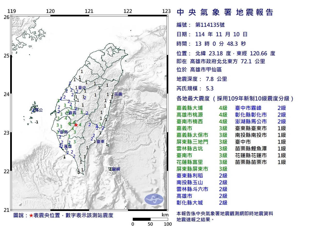 高雄甲仙地震規模5.3 捷運輕軌恢復正常載客's OG Image